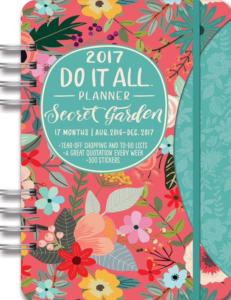 secret garden monthly planner