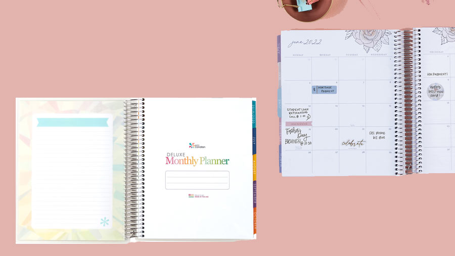 deluxe monthly planner