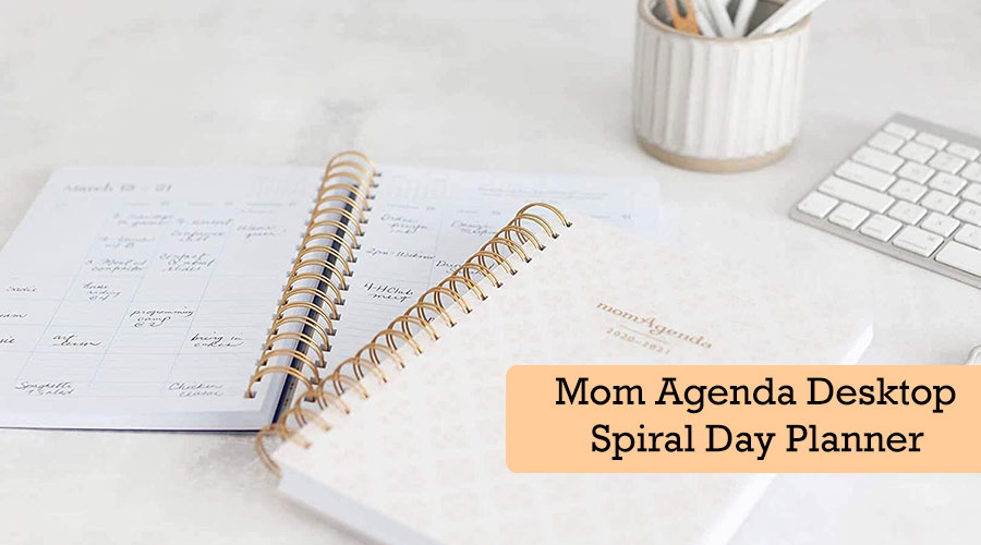 Mom Agenda Desktop Spiral Day Planner